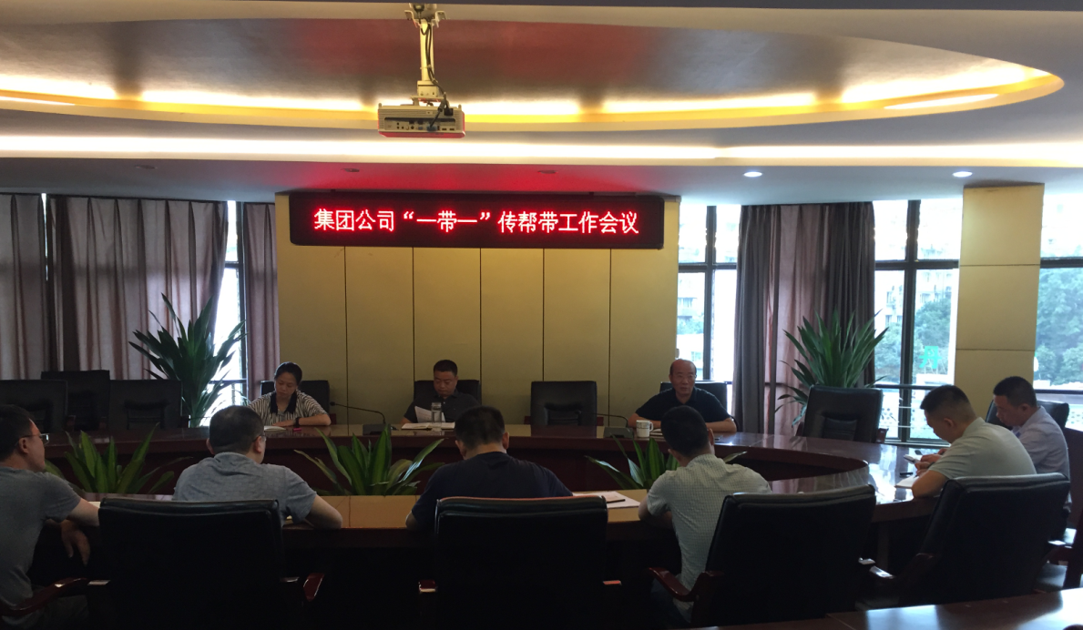 集團(tuán)公司召開“一帶一”傳幫帶工作會議