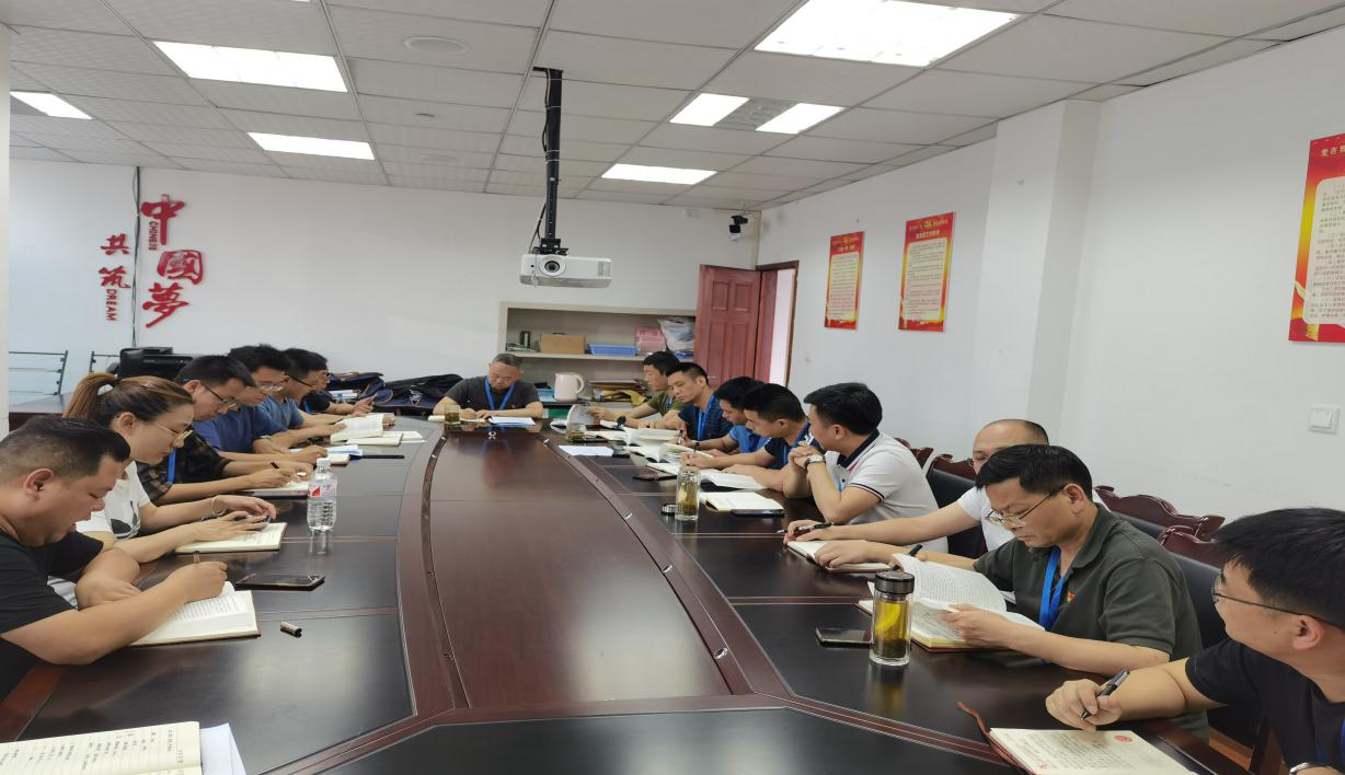 集團(tuán)公司黨委委員、副總經(jīng)理劉林為二支部上專題黨課